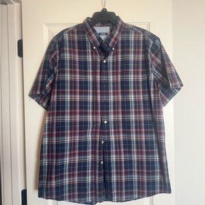 Men's Navy Plaid Shirt